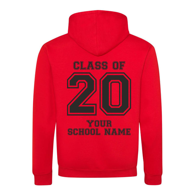 Picture of End of Year School Colleges & Universities Leavers Hoodies Year 6 - Year 11 Sixth Former Matching Clubs