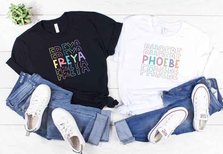 Picture of Personalised Rainbow Tee