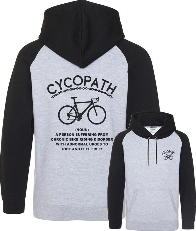 Picture of Cycling Cycopath Baseball Style Hoodie