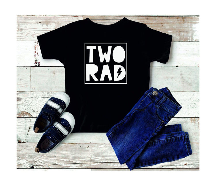 Picture of Two Rad Birthday T-shirt Boy or Girl