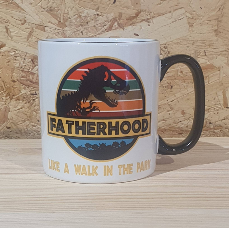 Picture of Fatherhood - Like a Walk in the Park Jurassic Park Mug