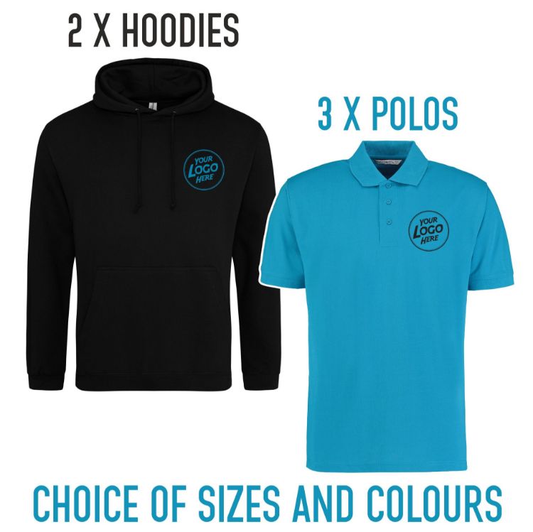 Picture of 5 Piece Hoodie and Polo Bundle