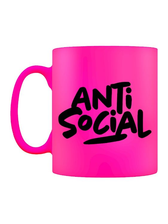 Picture of Anit-Social Neon Pink Mug